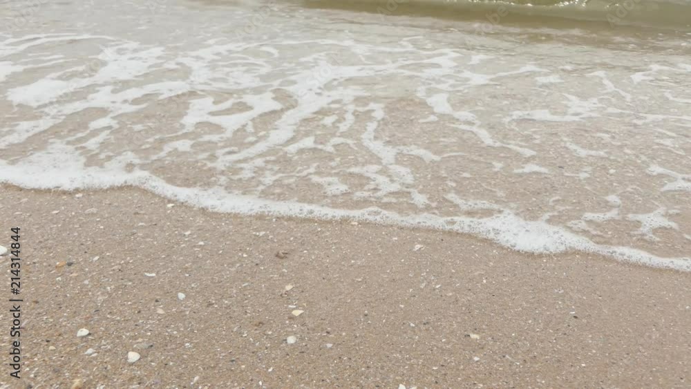 Sea waves at coastal.slow motion Sea waves at coastal.slow motion
