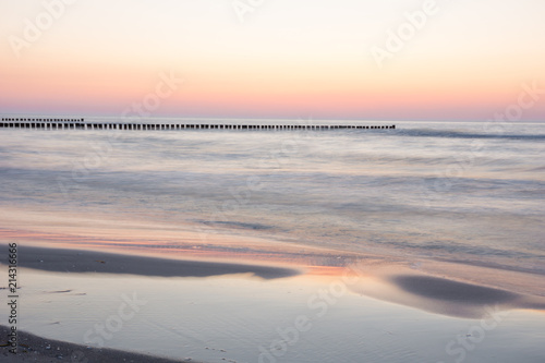 Sonnenuntergang am Ostseestrand