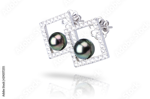Pearl ear ring jewelry