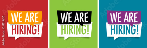 We are hiring