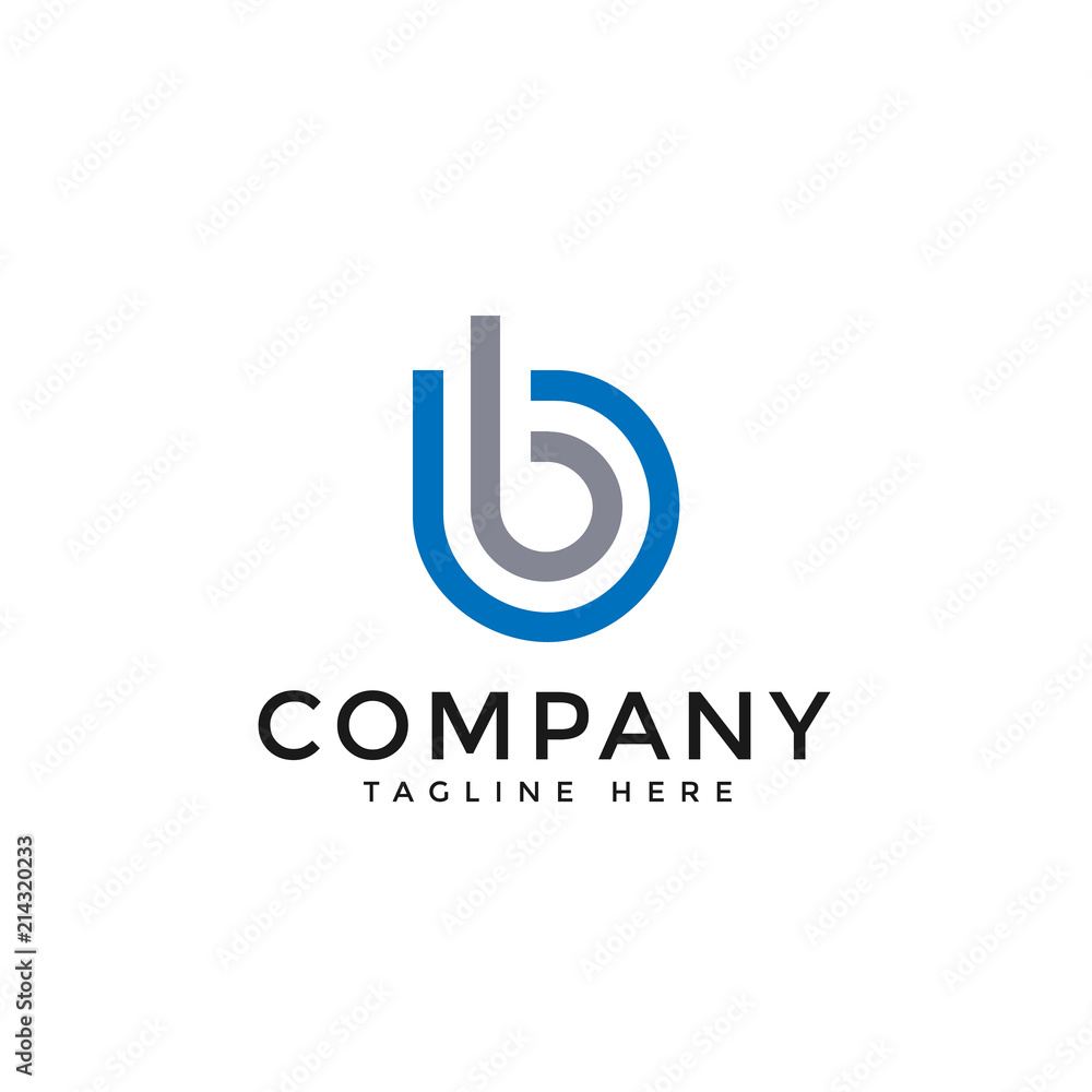 Abstract Initial letter B logo vector design template in isolated white background Abstract Initial letter B logo vector design template in isolated white background