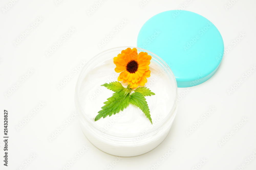 Cream from natural ingredients. Astra and nettle. Cream from natural ingredients. Astra and nettle.