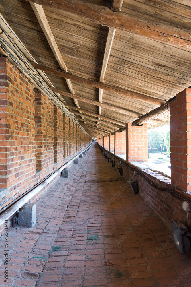 The inner part of the fortress wall