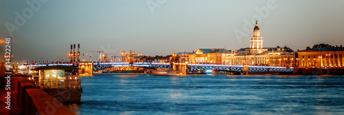 Photography Beautiful night cityscape, night view of St