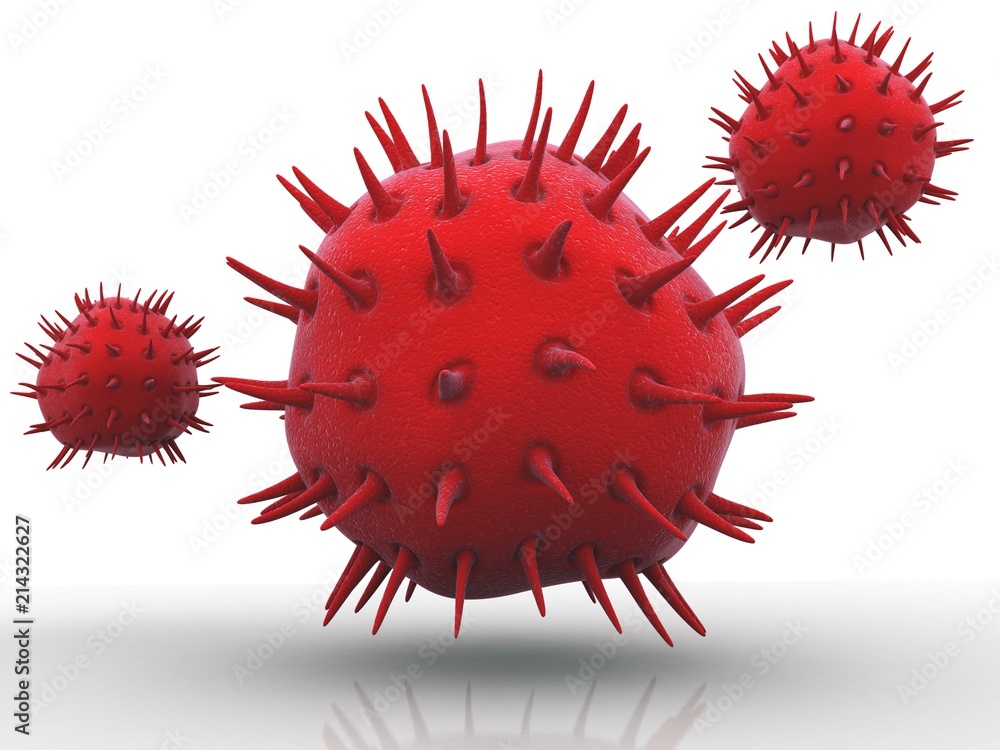 3d rendering Virus bacteria cells background 3d rendering Virus bacteria cells background