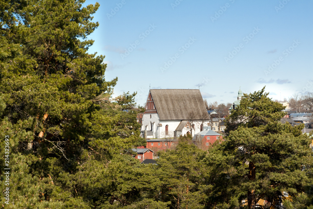 View of medieval church Porvoo cathedral, Finland. View of medieval church Porvoo cathedral, Finland.
