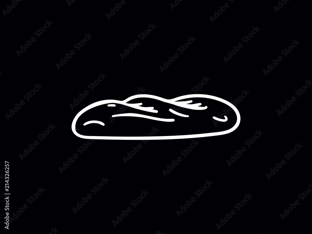 Bread, bakery, vector