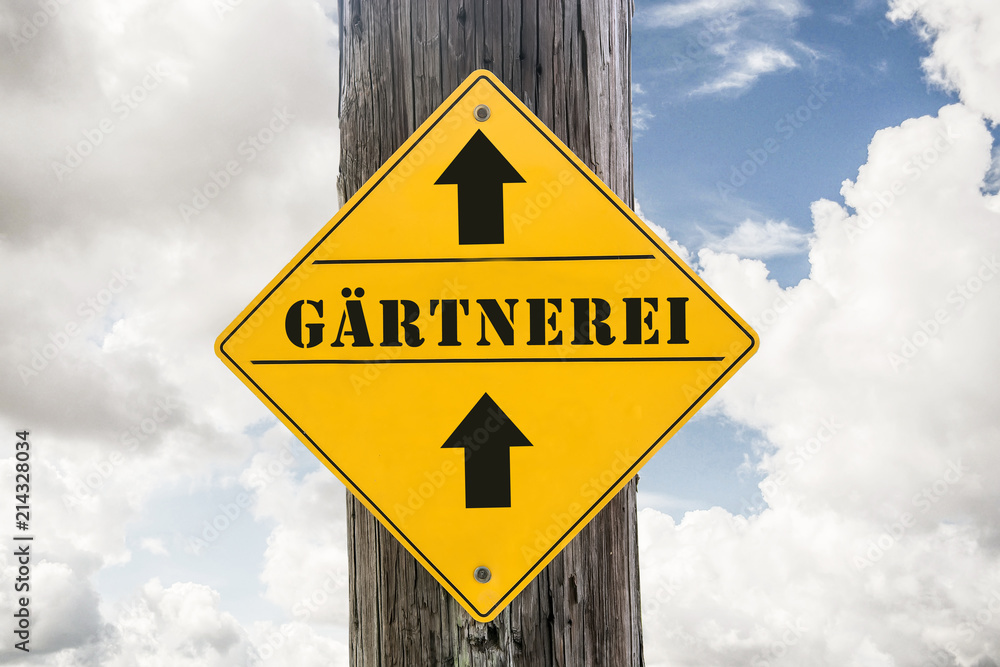 Schild 271 - Gärtnerei Schild 271 - Gärtnerei