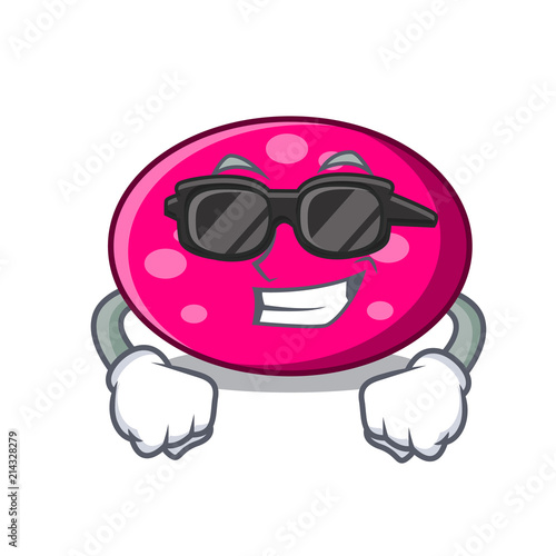 Super cool ellipse character cartoon style photo