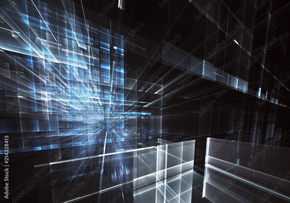 Abstract technology 3D illustration Abstract technology 3D illustration