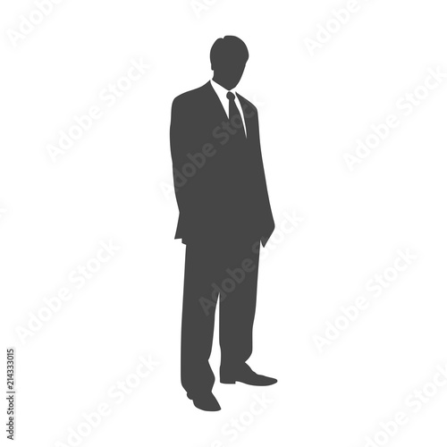 Businessman silhouette icon
