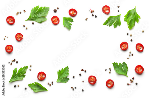 Fototapeta Naklejka Na Ścianę i Meble -  frame of spices