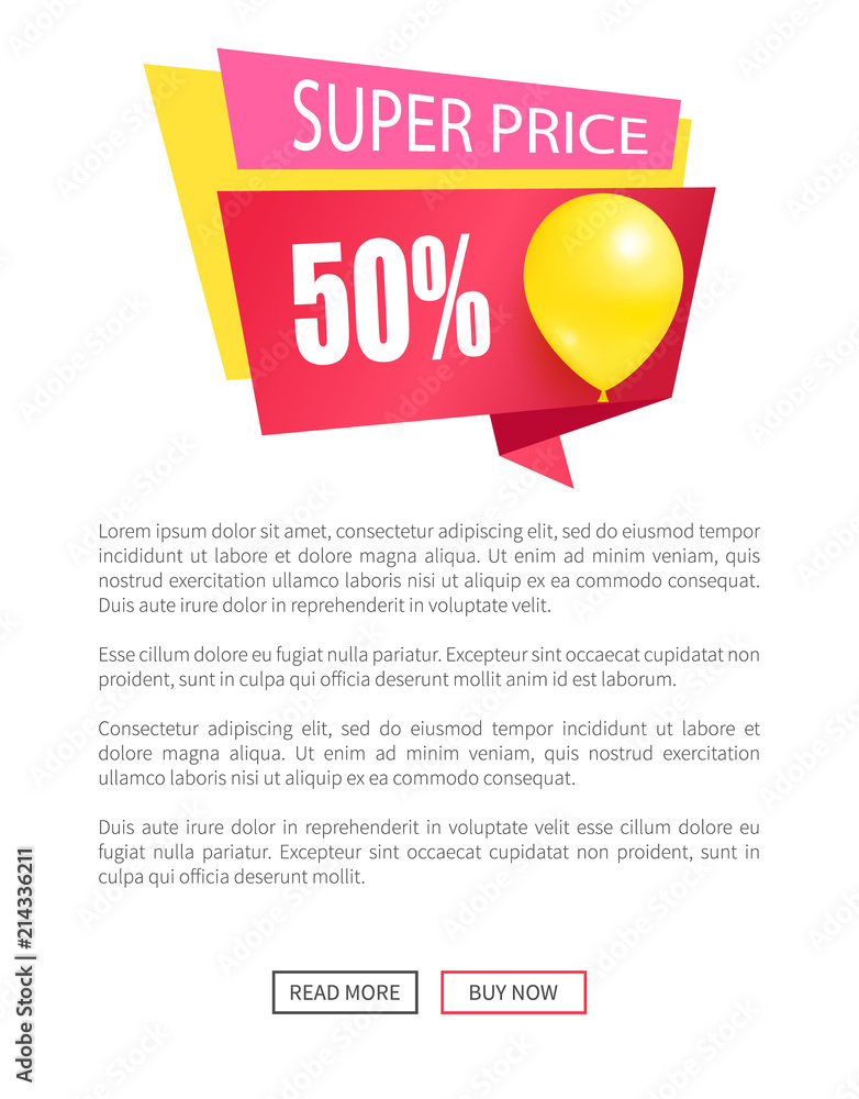 Special Discount Weekend Sale Best Balloons Label