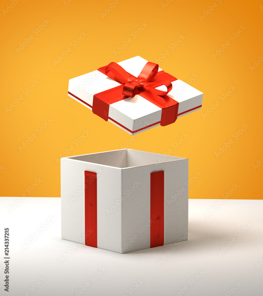 Obraz premium gift box surprise 3d-illustration