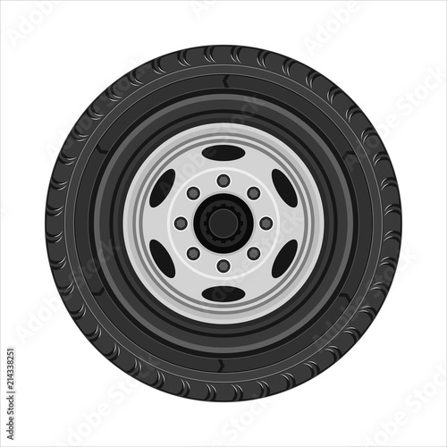 wheel of car