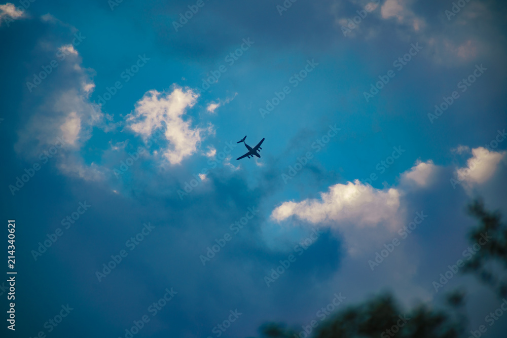 airplane in the sky airplane in the sky