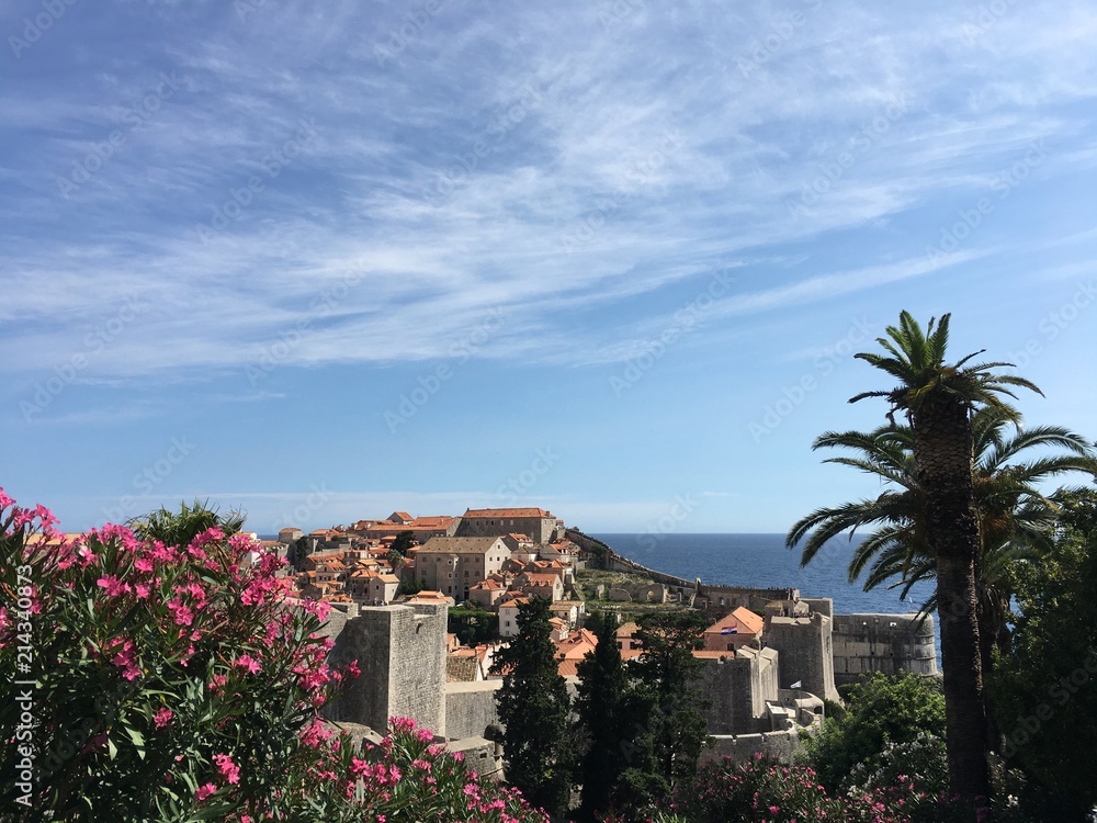 Obraz premium Old stone city panorama