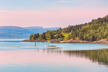Keuken achterwand Kust Eiland Ytteroey in Noorwegen  © liramaigums