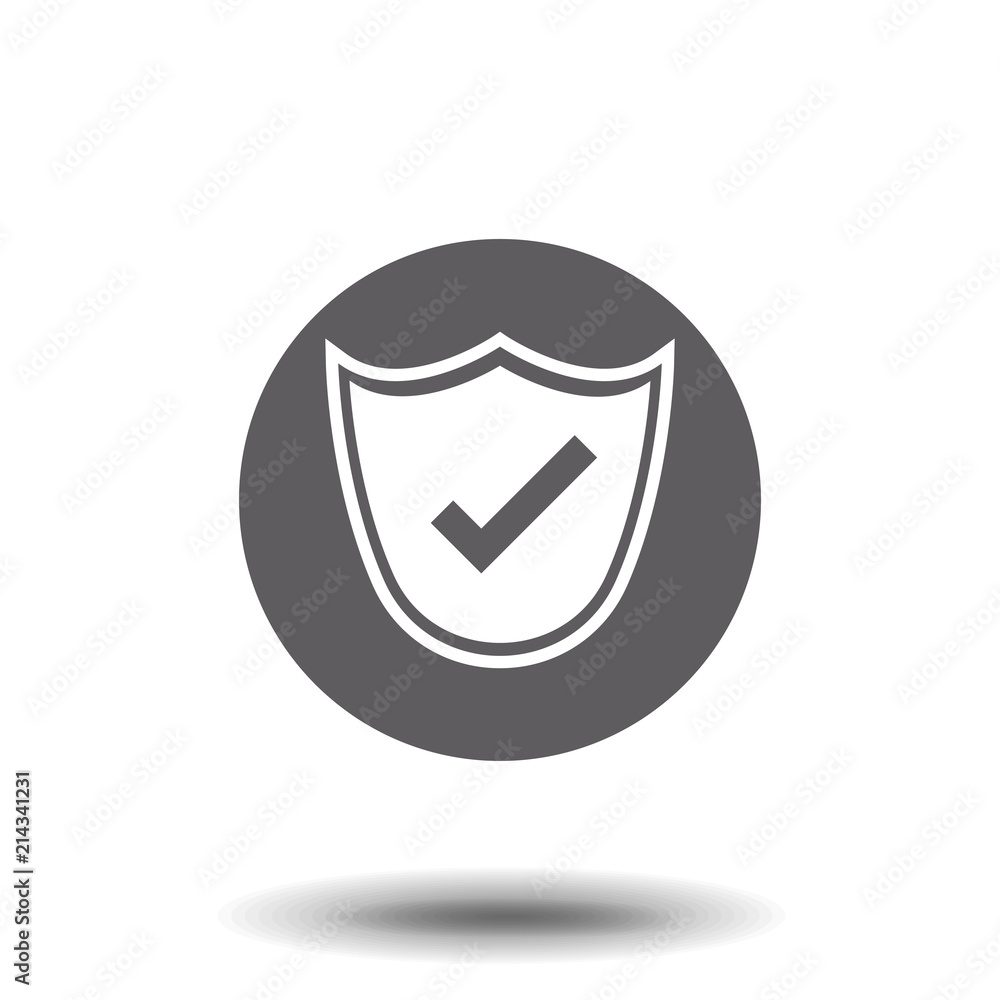 vector shiled icon, flat design best shield icon vector shiled icon, flat design best shield icon