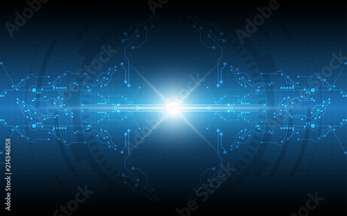 Abstract technology background Hi-tech communication concept innovation background vector illustration