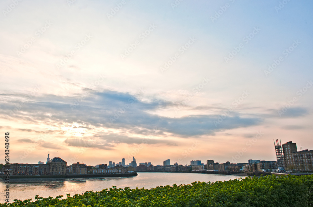 Docklands, Canary Wharf, Blick Richtung Innenstadt, London, England, Grossbritannien, United Kingdom, Vereinigtes Königreich, UK, GB Docklands, Canary Wharf, Blick Richtung Innenstadt, London, England, Grossbritannien, United Kingdom, Vereinigtes Königreich, UK, GB