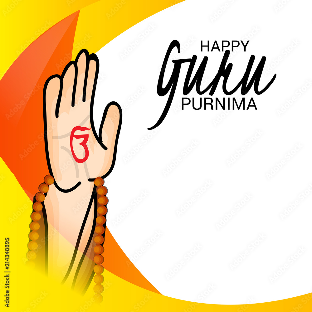 Happy Guru Purnima. Stock Illustration | Adobe Stock