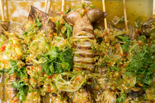 Squid Chilli Seafood