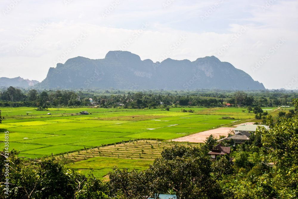 View the mountain view in the south of Thailand.