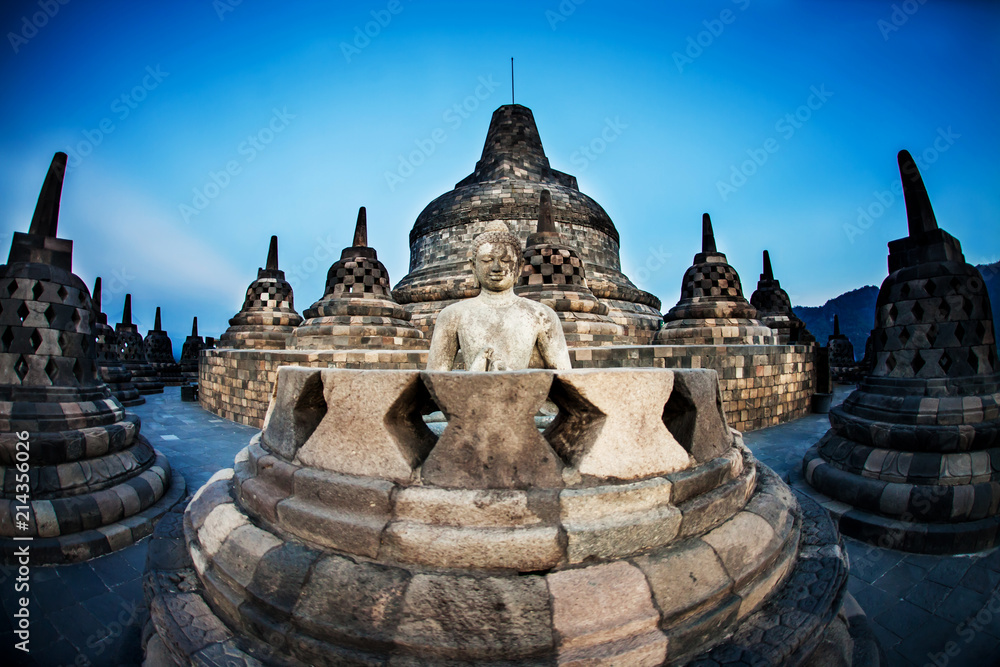 Borobudur Temple at day time Yogyakarta Java Indonesia.. Borobudur Temple at day time Yogyakarta Java Indonesia..