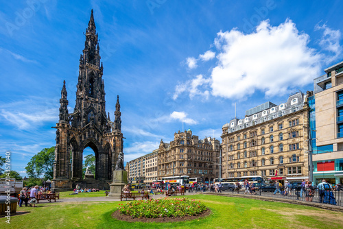 Scott Monument that commemorate  to Walter Scott