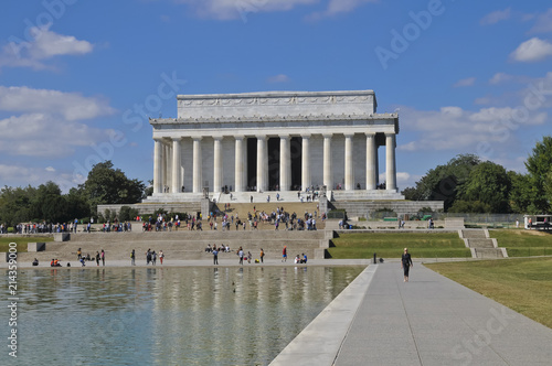 Lincoln Memorial, Reflecting Pool, Washington DC, USA