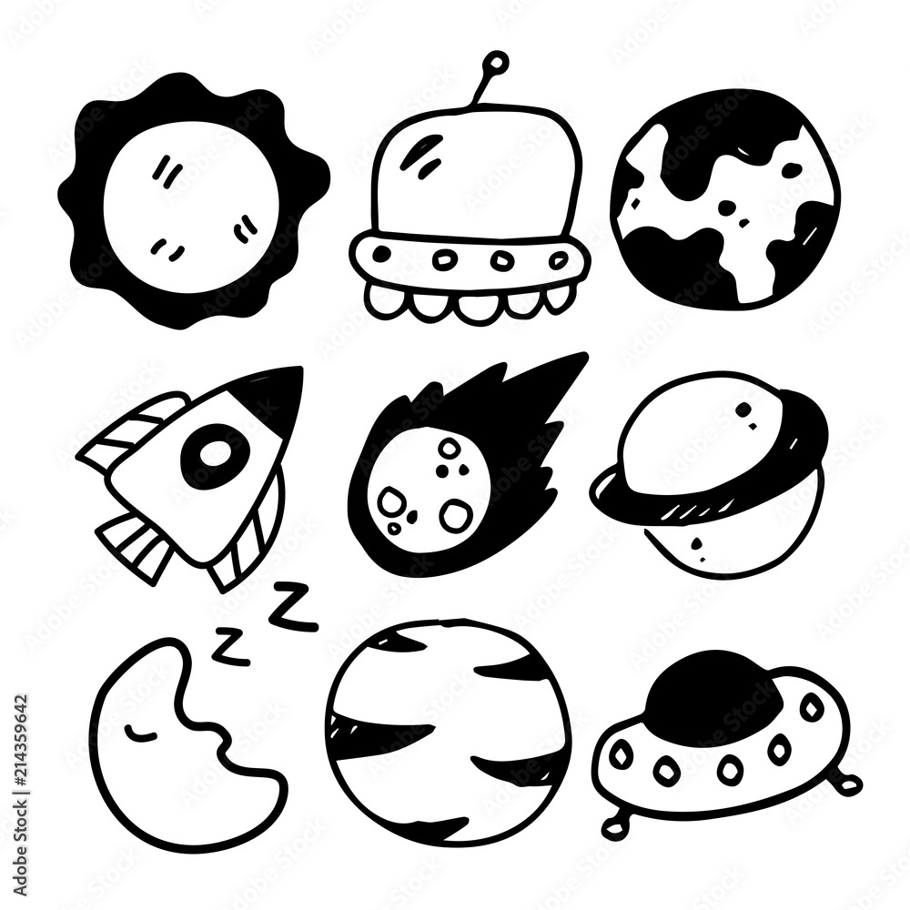 planet vector collection design planet vector collection design