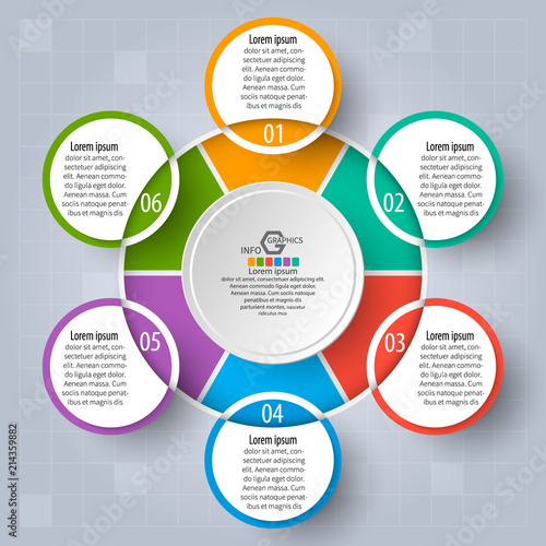 Abstract 3D Paper Infographics