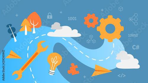 Programming concept illustration