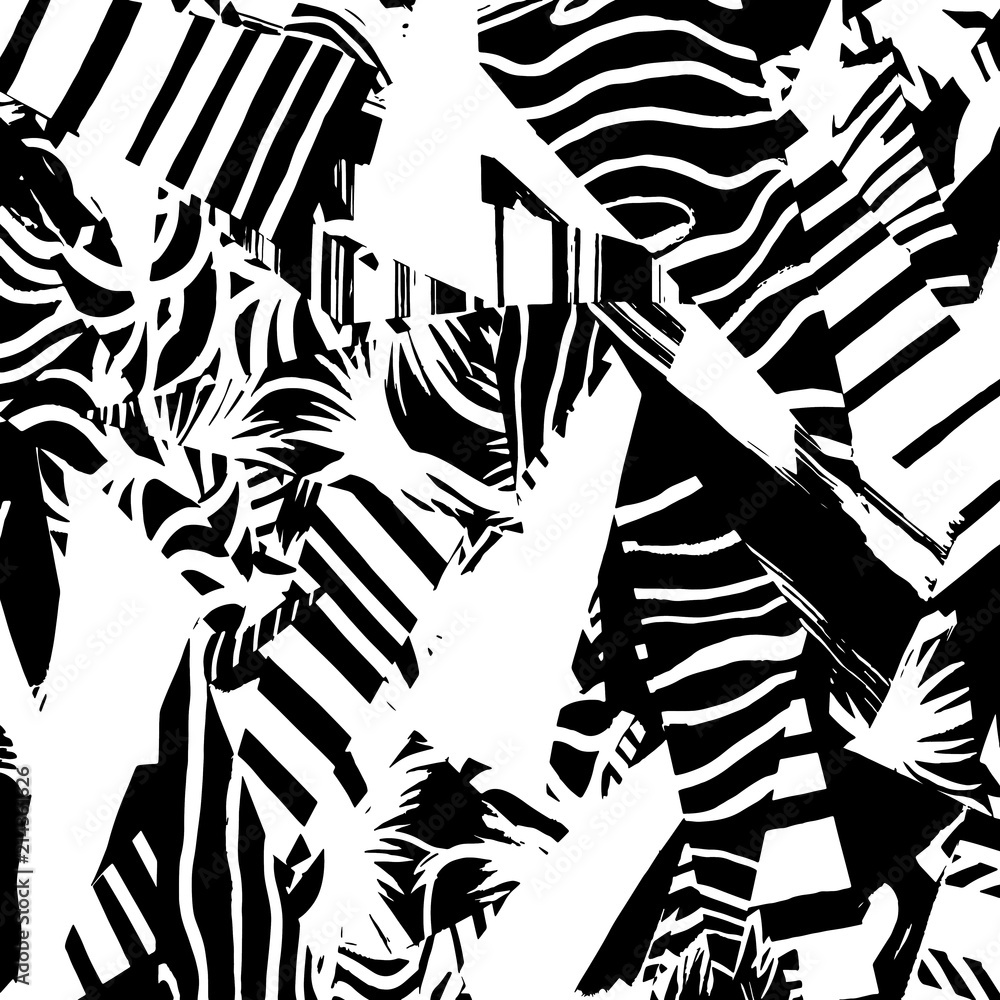 White and black grunge pattern. Background. Brush. Vector. White and black grunge pattern. Background. Brush. Vector.