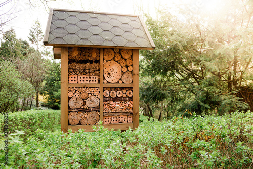 Fototapeta Naklejka Na Ścianę i Meble -  insect hotel in garden