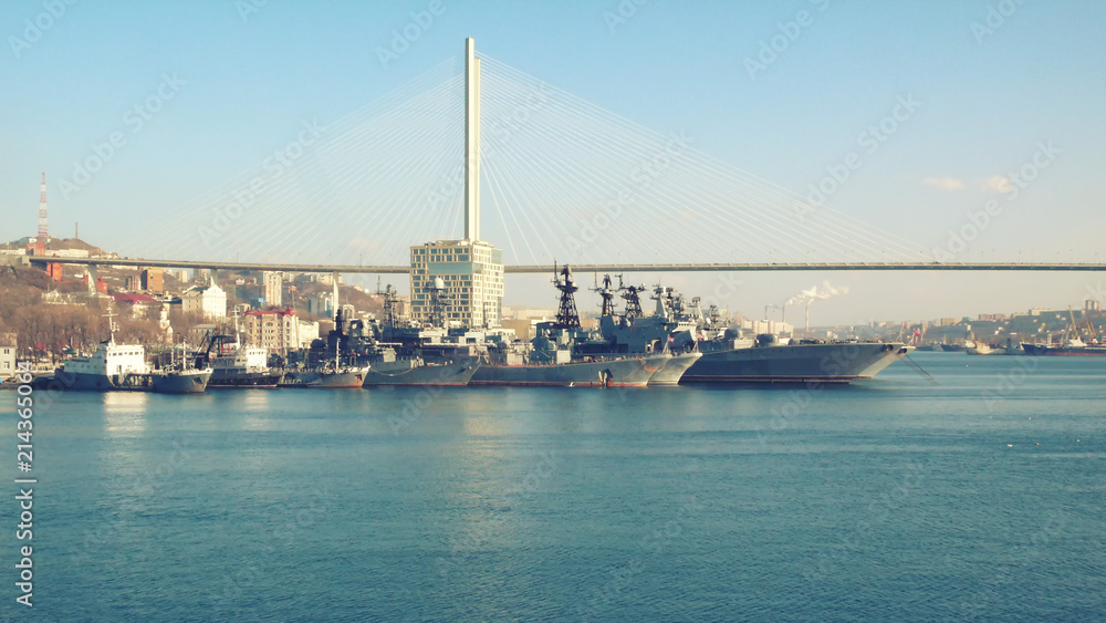 bridge, sea, cityscape bridge, sea, cityscape