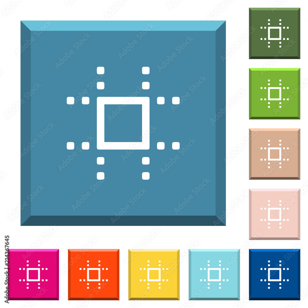 Snap to grid white icons on edged square buttons Snap to grid white icons on edged square buttons