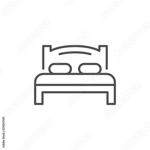 Bed line icon