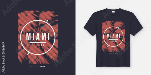 Miami Beyond the dream t-shirt and apparel trendy design with st