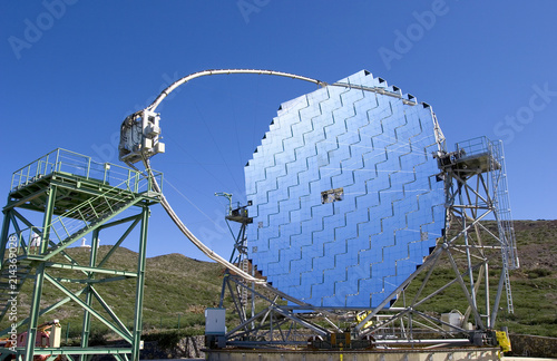reflector telescope on Roque de los Muchachos, La Palma, Canary Islands, Spain photo