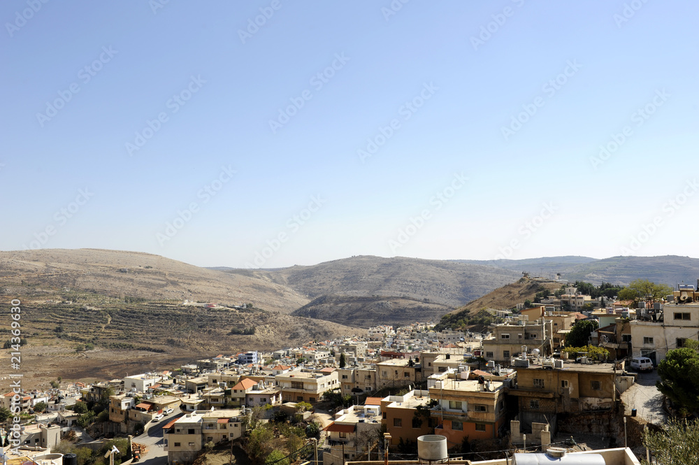 Drusendorf Majdal Shams, Golanhöhen, Hermongebirge, Israel, Syrien, Naher Osten, Vorderasien