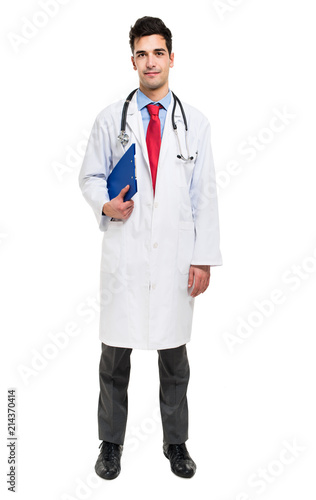 Doctor full length portrait