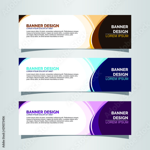 simple banners design