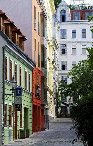 Saniertes Altstadtviertel Spittelberg in WIen