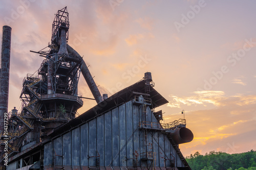 Rusty Steel At Bethlehem Steel photo