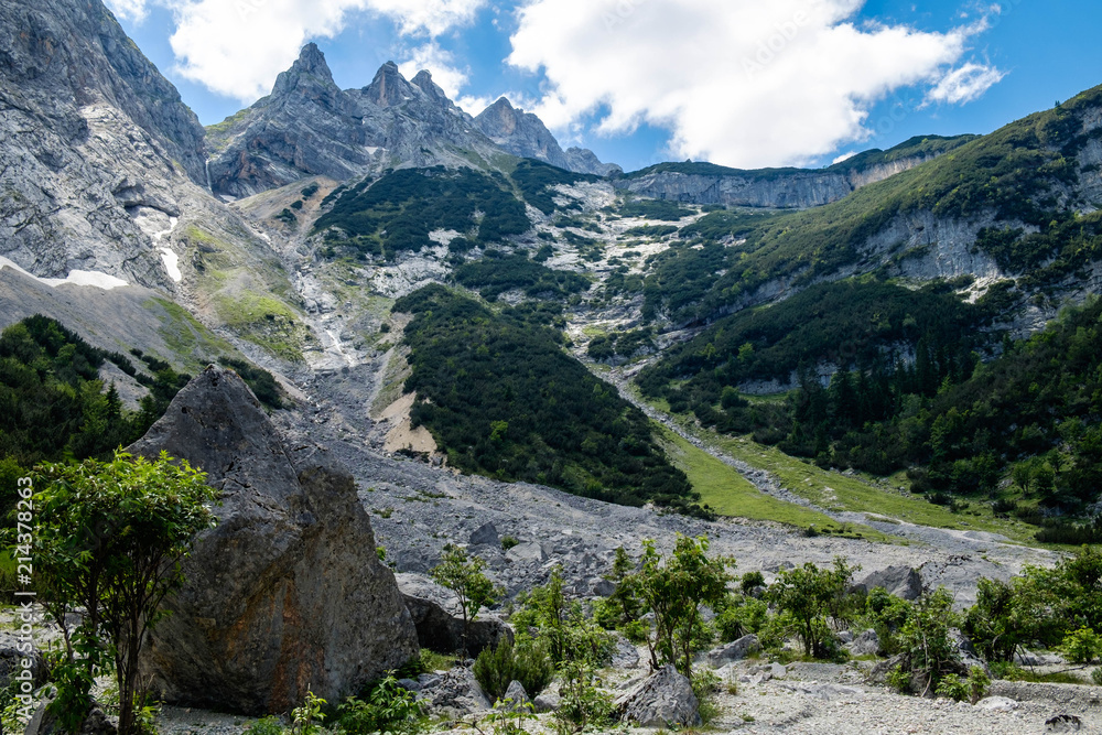 Blick Richtung Gatterlköpfe