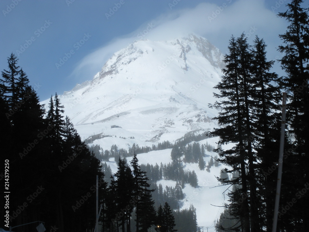 Snow-capped Mt. Hood, Oregon