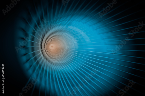 túnel del tiempo, abstracto