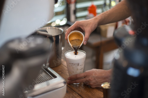 Coffee in the coffee shop